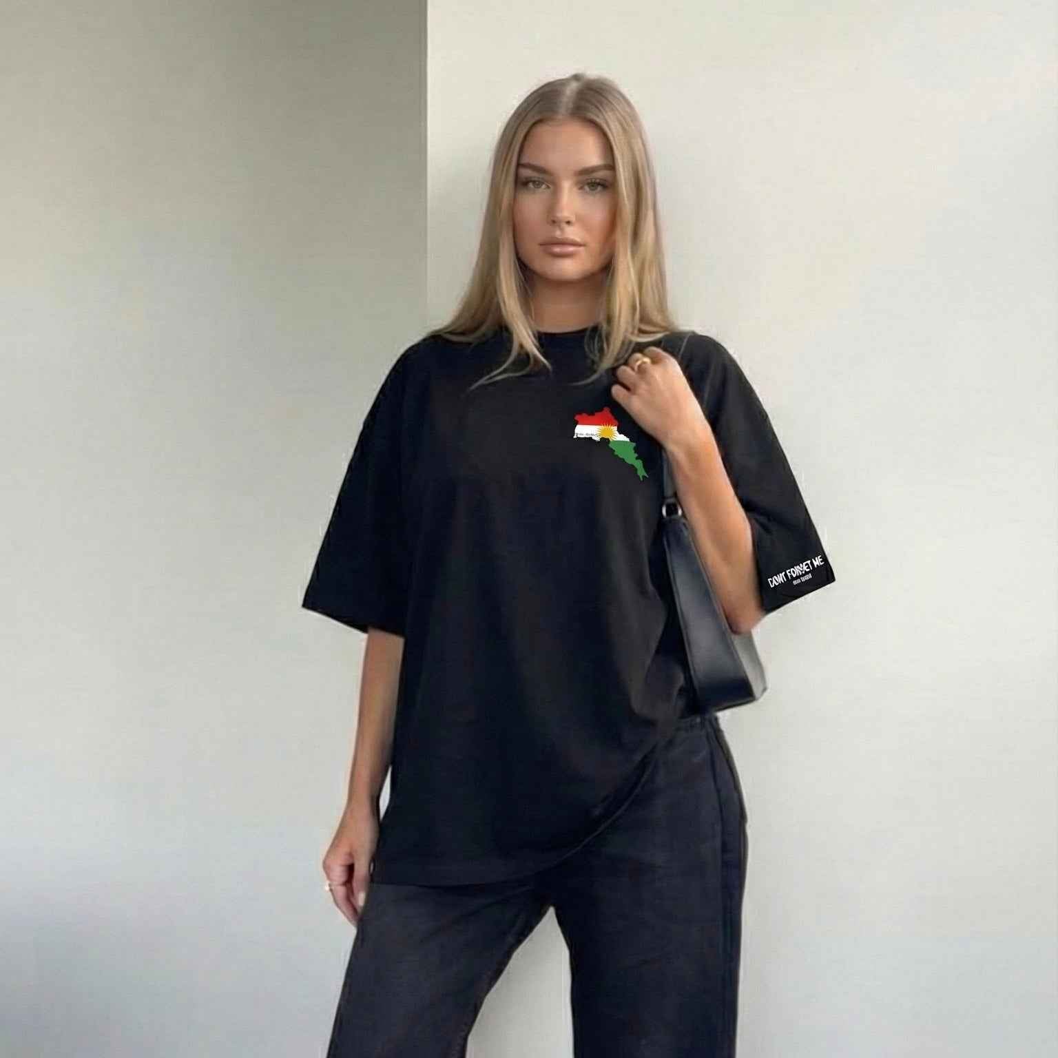 Kurdistan Map Edition (Black) - DFGM SHOP